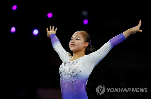 여서정, 세계기계체조선수권대회 도마 결선서 8위