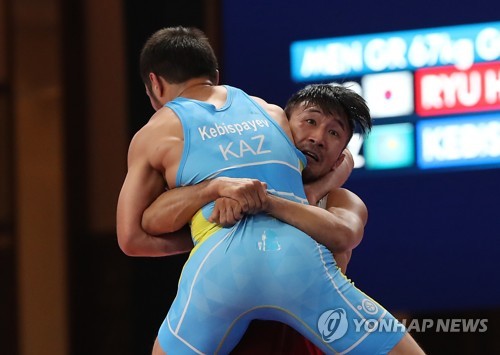 레슬링 류한수 더 믿고 기다려주시면 금메달로 보답할게요