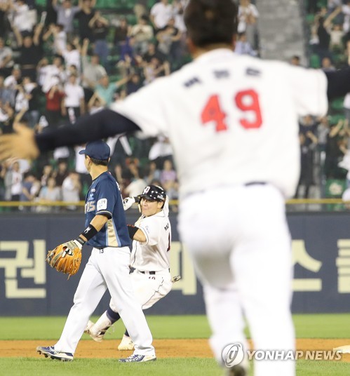 '우승 확정타' 박세혁 이제 주전 포수가 된 것 같다