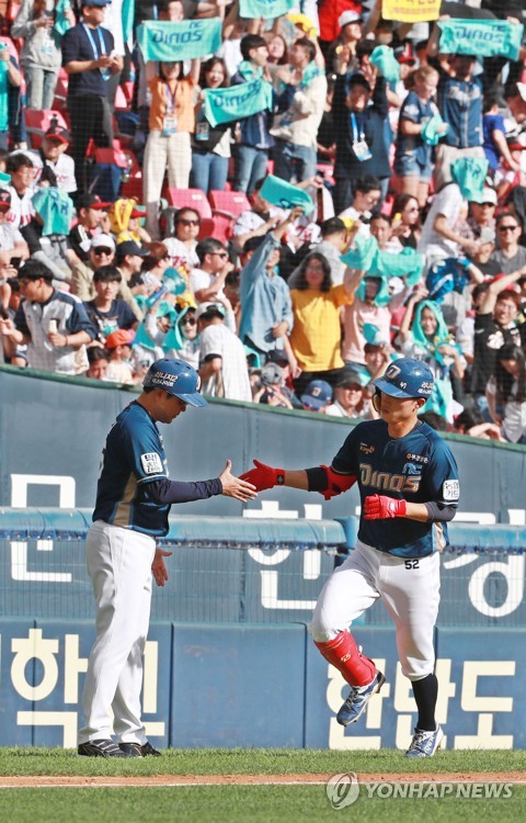 NC 노진혁, 2019 프로야구 포스트시즌 첫 홈런 주인공