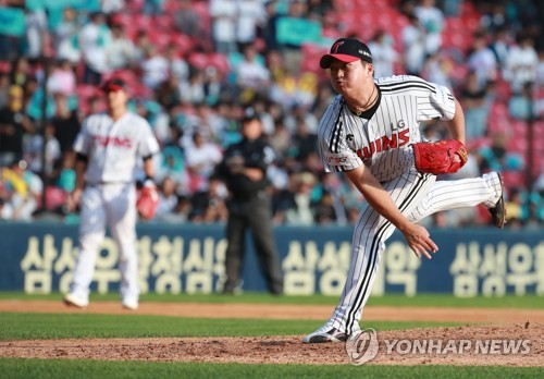 LG 고우석 이번에는 첫 타자부터 공격적으로 던질게요