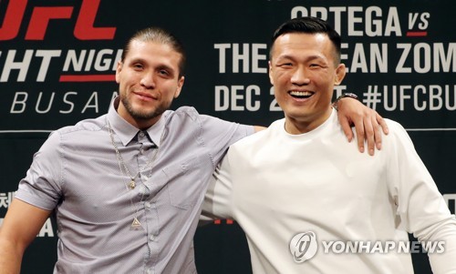 UFC 정찬성-오르테가, 이구동성 올해 최고 이벤트 될 것