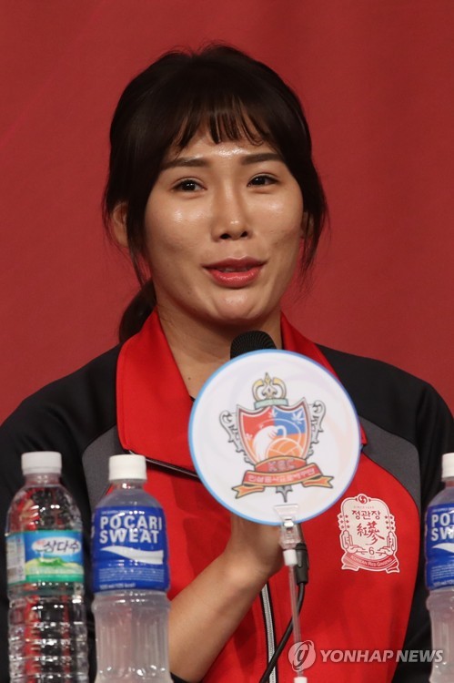 여자배구 선수들 남자배구와 같은 요일 경기…이길 수 있어요