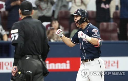 두산 박건우, 한국시리즈 악몽 날렸다…개인 첫 KS 홈런