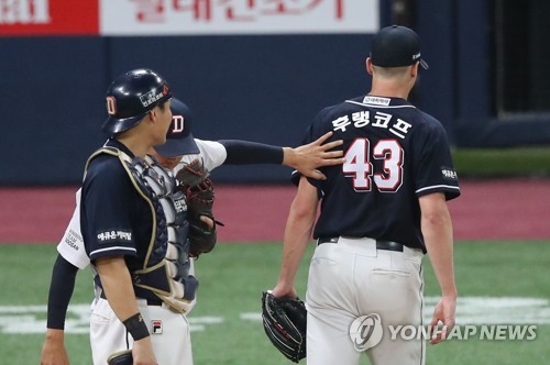 후랭코프 퀄리티스타트…두산 모처럼 '마음 편한 승리'(종합)