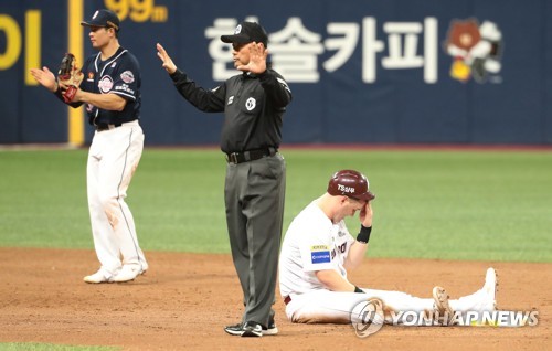 장정석 키움 감독 박병호 아쉬운 주루…통증 영향