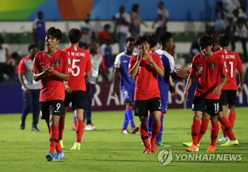 U-17축구 김정수호, 스피드·압박 OK…체력·경고 관리는 아쉬움