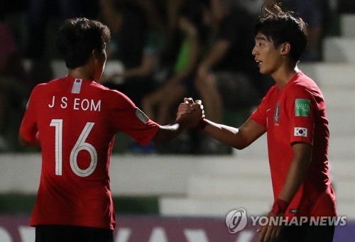 김정수 U-17 대표팀 감독 모든 선수가 잘했다…최민서 수훈