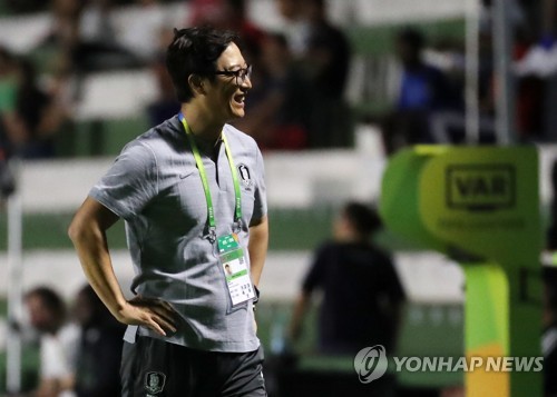 김정수 U-17 대표팀 감독 모든 선수가 잘했다…최민서 수훈