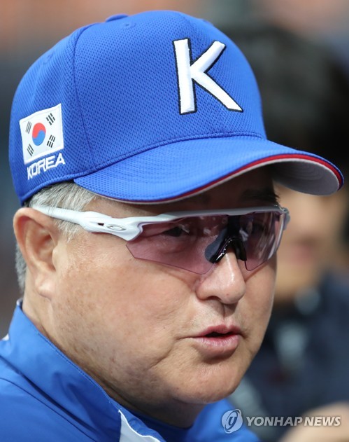 야구 대표팀, 결전지 고척돔서 첫 훈련…29일부터 '완전체' 된다