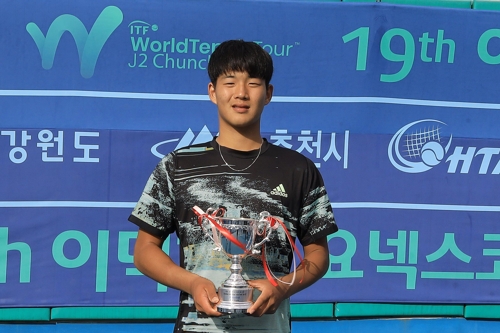 김동주·위휘원, 이덕희배 국제주니어 테니스 준우승