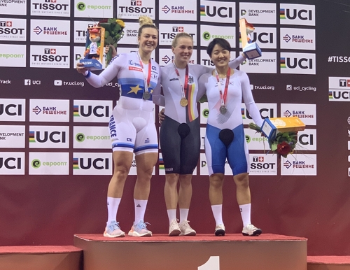 사이클 이혜진, 민스크 트랙월드컵 경륜 은메달
