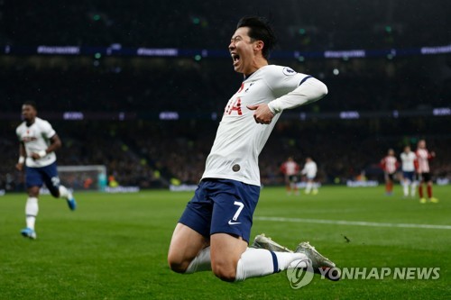 손흥민 리그 3호골 폭발…토트넘, 셰필드와 1-1 무승부