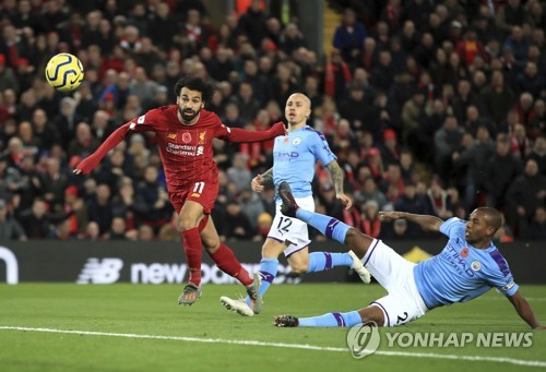 리버풀, 맨시티에 3-1 꺾고 개막 12경기 무패행진