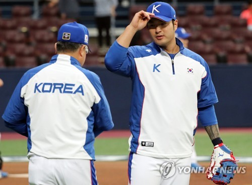 박병호는 잘할 거야…김경문 감독, 이승엽 위원의 응원