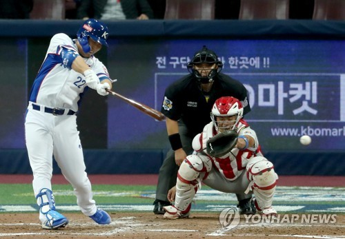 야구대표팀 '캡틴' 김현수 가을야구 부진까지 만회해야죠