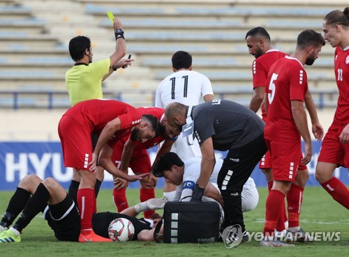 '무관중·골대 불운' 한국, 레바논과 무승부…H조 1위 유지