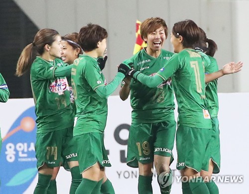 현대제철, 여자축구 클럽챔피언십서 닛폰TV에 0-2 패배