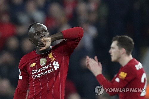 '마네 결승골' 리버풀, 19경기 무패 선두…울버햄프턴 1-0 제압