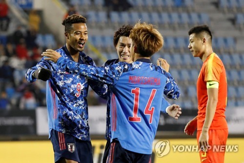 일본, EAFF E-1 챔피언십 남자부 첫 경기서 중국에 2-1 승