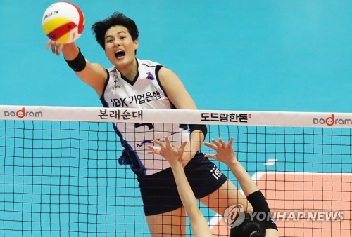김우재 IBK기업은행 감독 김희진 종아리 통증…무리하지 않게