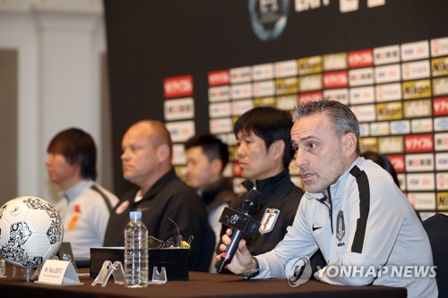 벤투 동아시안컵 준비 시간 부족했지만, 실험·결과 다 잡겠다