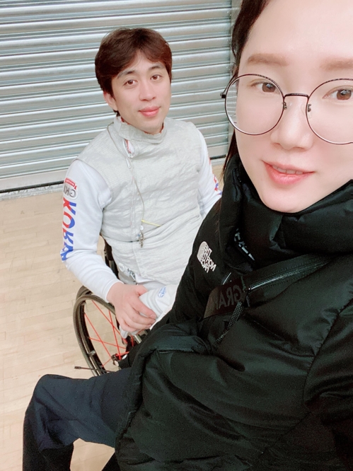 휠체어펜싱 부부 김선미·박천희 장애 넘어 도쿄 향해 찌른다