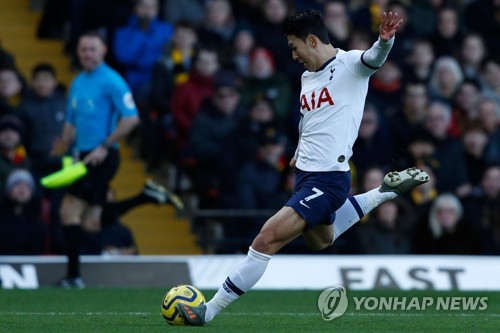 손흥민, 길어지는 골 침묵…팀은 왓퍼드와 비겨 EPL 4경기 무승