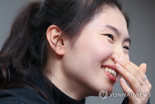 웃으며 돌아온 심석희 기다려줘서 고마워요