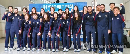 박미희·차상현 감독 다치지 말고 잘하고 와라…대표팀 배웅