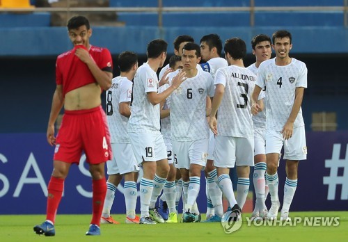 우즈베크, U-23 챔피언십 1차전 이란과 1-1 '장군멍군'