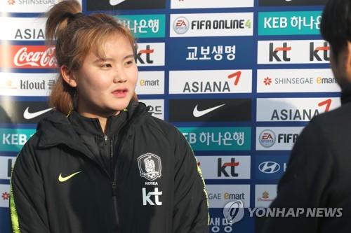 여자 축구대표팀 '새 얼굴' 강지우 열심히도 좋지만, 잘해야죠