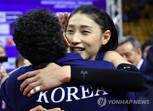 김연경, 복근 부상에도 배구장 방문 아파도 행복해