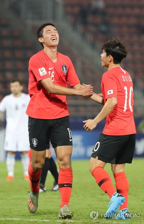 또 극장골 부른 김학범의 교체카드…이번엔 '미친 왼발' 이동경