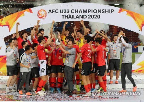 정태욱 결승골' 한국, 사우디 꺾고 AFC U-23 챔피언십 첫 우승