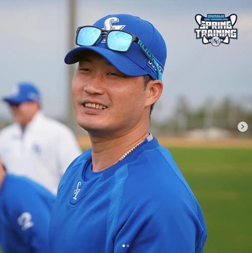 오승환, 삼성 복귀 후 첫 평가전 등판…1이닝 1피안타 무실점