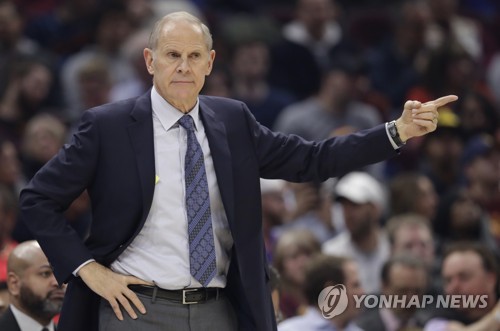 NBA 클리블랜드 베일라인 감독, 성적 부진으로 사퇴