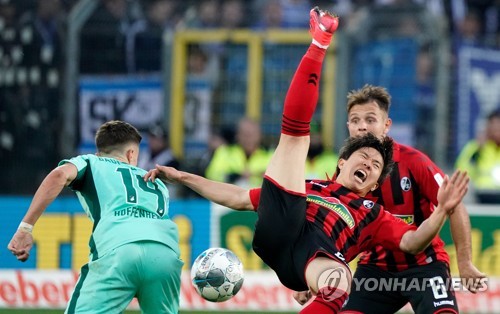 권창훈 4경기 연속 선발…프라이부르크, 호펜하임에 1-0 승리