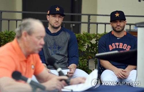 MLB 휴스턴 간판 브레그먼·알투베 '사인 훔치기' 공식 사과