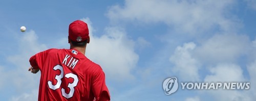 '선발 준비' 김광현, 첫 라이브피칭…마이컬러스는 재활 시작