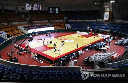 남자농구 국가대표 한국-태국전, 무관중 경기로 열려