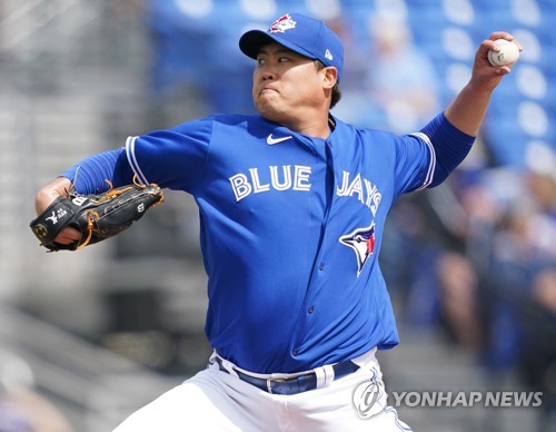 MLB 토론토 포수 잰슨 류현진 침착하고 능숙하며 뛰어나다