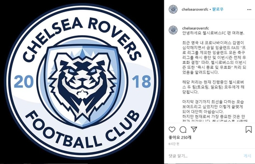 英축구협회, EPL·EFL 제외한 모든 리그 중단…'성적도 무효'