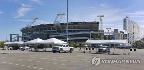 미국스포츠 경기장의 변신…코로나19 검사소·임시병원으로 사용