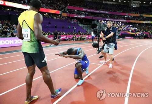 '도쿄올림픽 100ｍ우승목표' 개틀린 38살과 39살은 차이없잖아