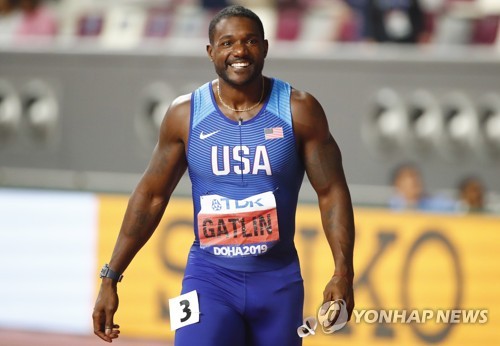 '도쿄올림픽 100ｍ우승목표' 개틀린 38살과 39살은 차이없잖아