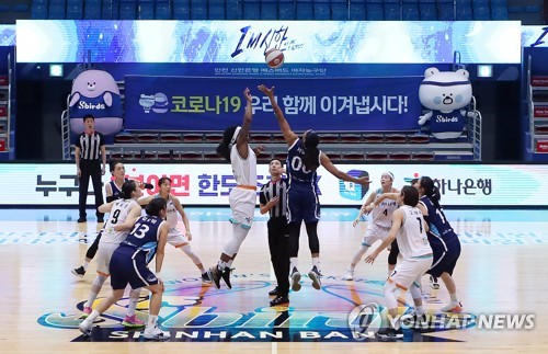 여자프로농구, 코로나19로 시즌 종료…국내 프로리그 최초