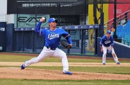 '끝판왕' 오승환, 국내 첫 등판…147㎞ 돌직구로 1이닝 무실점