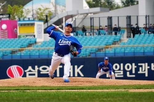 '끝판왕' 오승환, 국내 첫 등판…147㎞ 돌직구로 1이닝 무실점