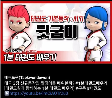 태권도진흥재단·케타제로 태권도로 코로나19 극복해요